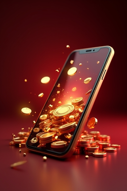 Smartfon z aplikacją kasyna
